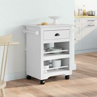 Keukentrolley BODO 67,5x45x80 cm wit 3