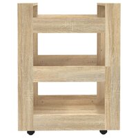 Keukentrolley 60x45x80 cm bewerkt hout sonoma eikenkleurig 5