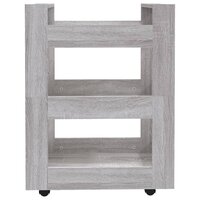 Keukentrolley 60x45x80cm bewerkt hout grijs sonoma eikenkleurig 5