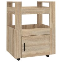 Keukentrolley 60x45x80 cm bewerkt hout sonoma eikenkleurig 2