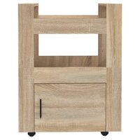 Keukentrolley 60x45x80 cm bewerkt hout sonoma eikenkleurig 5