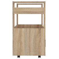 Keukentrolley 60x45x80 cm bewerkt hout sonoma eikenkleurig 7