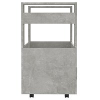 Keukentrolley 60x45x80 cm bewerkt hout betongrijs 7
