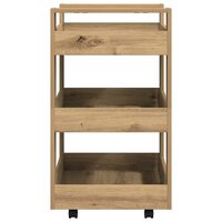 Keukentrolley Artisan Eiken 60 x 45 x 80 cm Bewerkt hout 6