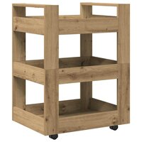 Keukentrolley Artisan Eiken 60 x 45 x 80 cm Bewerkt hout 7