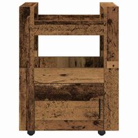 Keukentrolley Oud hout 60 x 45 x 80 cm Bewerkt hout 6