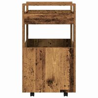 Keukentrolley Oud hout 60 x 45 x 80 cm Bewerkt hout 7
