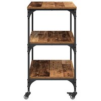 Keukentrolley Oud Hout 60 x 41 x 76 cm Bewerkt hout 7