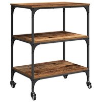 Keukentrolley Oud Hout 60 x 41 x 76 cm Bewerkt hout 8