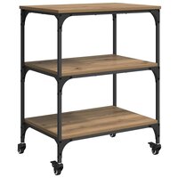 Keukentrolley Artisan Eiken 60 x 41 x 76 cm Bewerkt hout 2