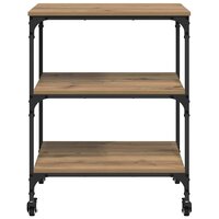 Keukentrolley Artisan Eiken 60 x 41 x 76 cm Bewerkt hout 6