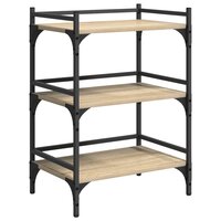 Keukentrolley Sonoma Eiken 50 x 35 x 75,5 cm Bewerkt hout 5