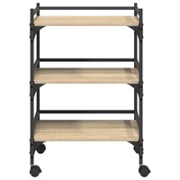 Keukentrolley Sonoma Eiken 50 x 35 x 75,5 cm Bewerkt hout 6