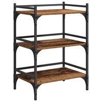 Keukentrolley Oud Hout 50 x 35 x 75.5 cm Bewerkt hout 5