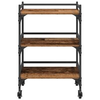 Keukentrolley Oud Hout 50 x 35 x 75.5 cm Bewerkt hout 6