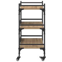Keukentrolley Artisan Eiken 50 x 35 x 75.5 cm Bewerkt hout 7
