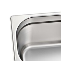 Gastronormbakken 4 st GN 1/4 150 mm roestvrij staal  7