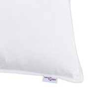 Hoofdkussen met kussen 2 pcs Wit 50 x 50 cm Veren 9