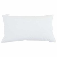 Hoofdkussen met kussen 2 pcs Wit 40 x 80 cm Katoen 6