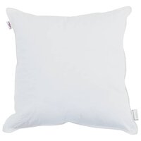 Hoofdkussen met kussen 2 pcs Wit 50 x 50 cm Katoen 2