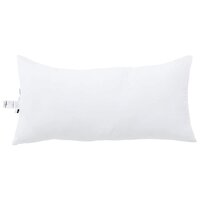 Hoofdkussen met kussen 2 pcs Wit 61 x 41 x 20 cm Polyester 2
