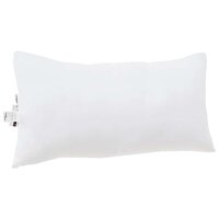 Hoofdkussen met kussen 2 pcs Wit 61 x 41 x 20 cm Polyester 6