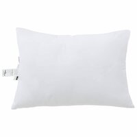 Hoofdkussen met kussen 2 pcs Wit 61 x 41 x 20 cm Polyester 2
