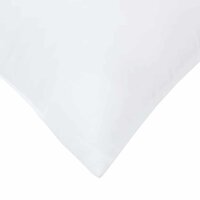 Hoofdkussen met kussen 2 pcs Wit 61 x 41 x 20 cm Polyester 8