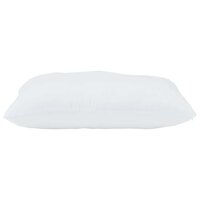 Hoofdkussen met kussen 2 pcs Wit 61 x 41 x 20 cm Polyester 5