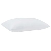 Hoofdkussen met kussen 2 pcs Wit 61 x 41 x 20 cm Polyester 3