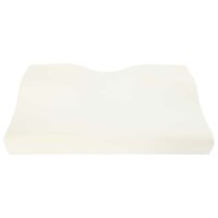 Hoofdkussen met kussen Wit 60 x 34 x 11 cm Polyester 5