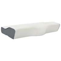 Hoofdkussen met kussen Wit 60 x 34 x 11 cm Polyester 7