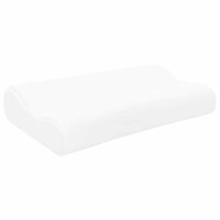 Slaapkussen Effen Wit 50 x 30 x 10,5 cm Traagschuim 3