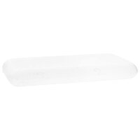 Slaapkussen Effen Wit 70 x 36 x 6,5 cm Traagschuim 2