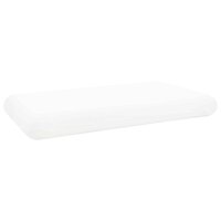 Slaapkussen Effen Wit 70 x 36 x 11,5 cm Traagschuim 3