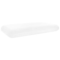 Slaapkussen Effen Wit 74 x 39 x 13 cm Traagschuim 2