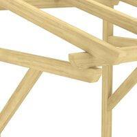 318569 Deurluifel 100x100x80 cm ge&iuml;mpregneerd grenenhout 6
