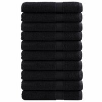 Gastendoek SOLUND 25 pcs Zwart 80 x 200 cm 550 gsm 2
