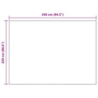 Gooi Deken Donkergrijs 220 x 240 cm Fleece 9