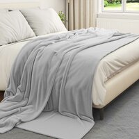 Gooi Deken Grijs 220 x 240 cm Fleece 3