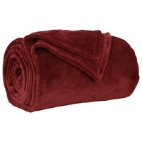 Gooi Deken Bordeaux Rood 150 x 200 cm Fleece 2