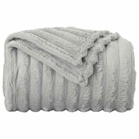 Gooi Deken Grijs 240 x 220 cm Fleece 4