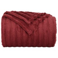Gooi Deken Bordeaux Rood 240 x 220 cm Fleece 4