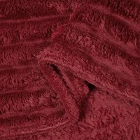 Gooi Deken Bordeaux Rood 240 x 220 cm Fleece 6