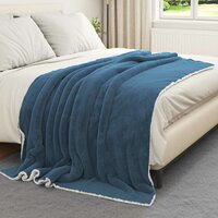 Gooi Deken Marineblauw 150 x 200 cm Fleece 3