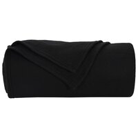 Gooi Deken Zwart 240 x 220 cm Fleece 4