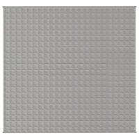 Verzwaringsdeken 220x230 cm 15 kg stof grijs 3