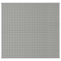 Verzwaringsdeken 220x240 cm 15 kg stof grijs 3