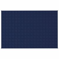 Verzwaringsdeken 122x183 cm 5 kg stof blauw 3