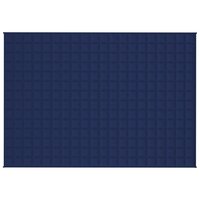 Verzwaringsdeken 137x200 cm 6 kg stof blauw 3